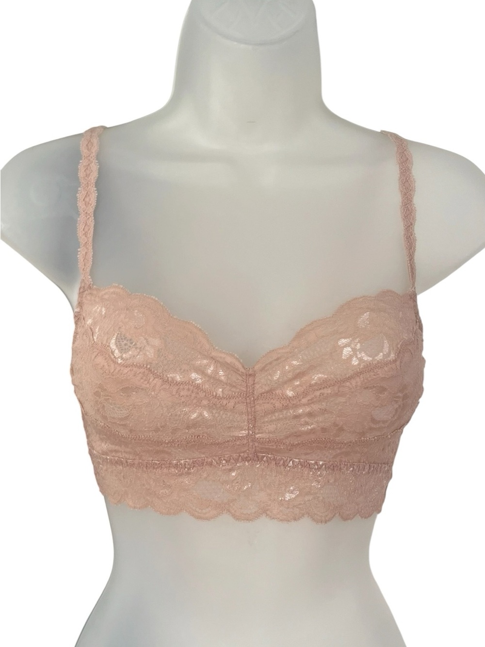 Cosabella NWT Never Say Never Sweetie Lace Bralette Small / Petite Blush Pink